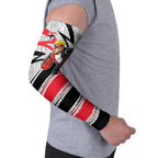 St Kilda Saints Australian Football Arm Sleeves Superhero Mascot Art With Indigenous Pattern Art