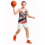 St Kilda Saints Australian Football Basketball Jersey Superhero Mascot Art With Indigenous Pattern Art