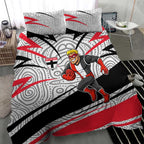 St Kilda Saints Australian Football Bedding Set Superhero Mascot Art With Indigenous Pattern Art