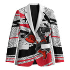 St Kilda Saints Australian Football Blazer Superhero Mascot Art With Indigenous Pattern Art