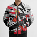 St Kilda Saints Australian Football Bomber Puffer Jacket Superhero Mascot Art With Indigenous Pattern Art