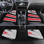 St Kilda Saints Australian Football Car Mats Superhero Mascot Art With Indigenous Pattern Art