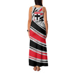 St Kilda Saints Australian Football Family Matching Tank Maxi Dress and Hawaiian Shirt Superhero Mascot Art With Indigenous Pattern Art