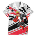 St Kilda Saints Australian Football Hawaiian Shirt Superhero Mascot Art With Indigenous Pattern Art