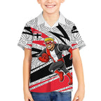 St Kilda Saints Australian Football Hawaiian Shirt Superhero Mascot Art With Indigenous Pattern Art