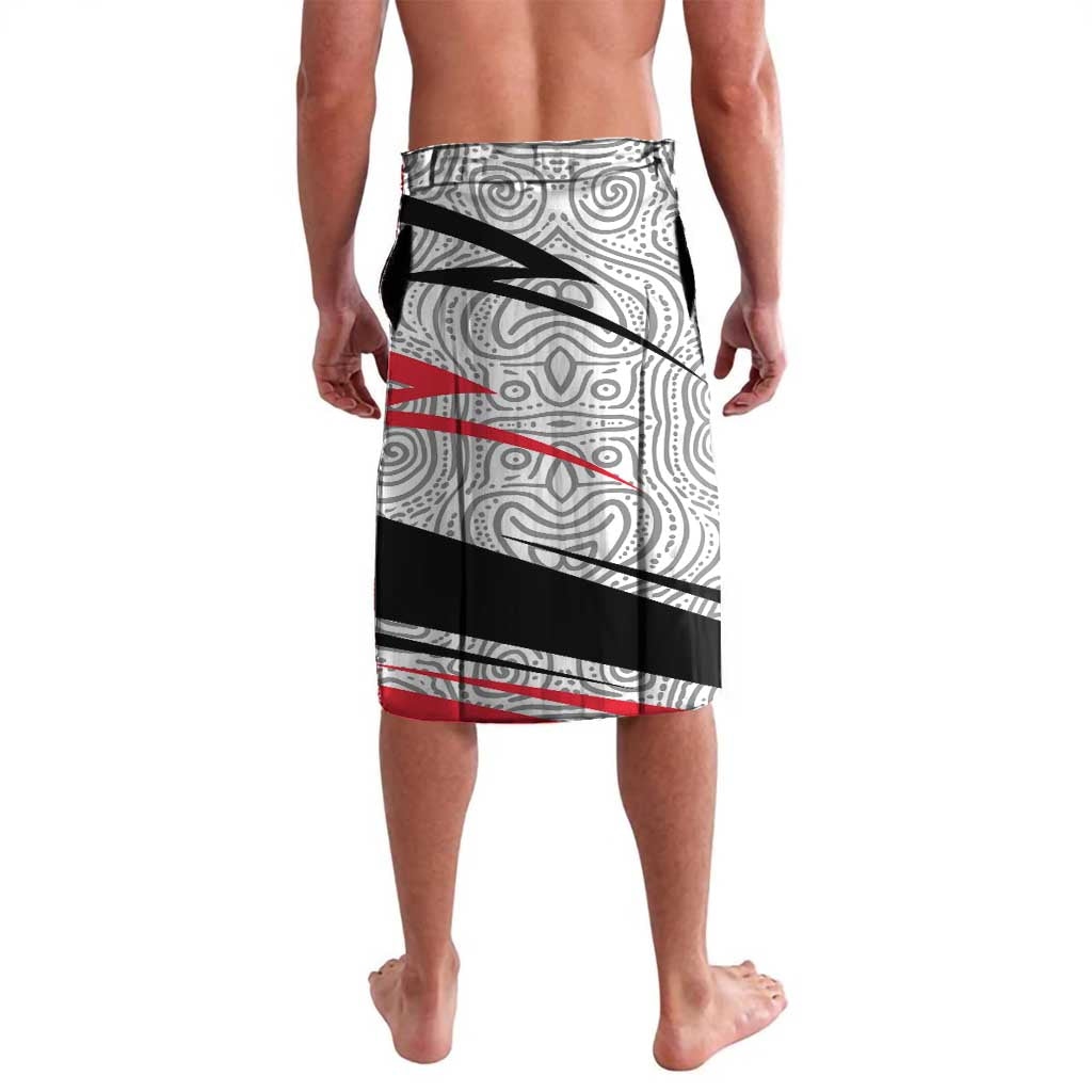 St Kilda Saints Australian Football Lavalava Superhero Mascot Art With Indigenous Pattern Art