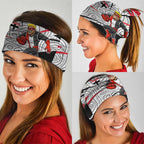 St Kilda Saints Australian Football Neck Gaiter Superhero Mascot Art With Indigenous Pattern Art