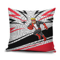 St Kilda Saints Australian Football Pillow Cover Superhero Mascot Art With Indigenous Pattern Art