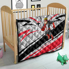 St Kilda Saints Australian Football Quilt Superhero Mascot Art With Indigenous Pattern Art