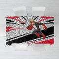 St Kilda Saints Australian Football Tablecloth Superhero Mascot Art With Indigenous Pattern Art