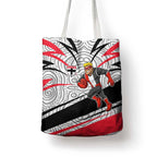 St Kilda Saints Australian Football Tote Bag Superhero Mascot Art With Indigenous Pattern Art