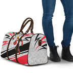 St Kilda Saints Australian Football Travel Bag Superhero Mascot Art With Indigenous Pattern Art