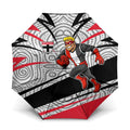 St Kilda Saints Australian Football Umbrella Superhero Mascot Art With Indigenous Pattern Art