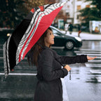 St Kilda Saints Australian Football Umbrella Superhero Mascot Art With Indigenous Pattern Art