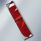 Sydney Swans Australian Football Auto Sun Shade Swans Mascot Art With Indigenous Pattern Art