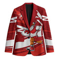 Sydney Swans Australian Football Blazer Swans Mascot Art With Indigenous Pattern Art
