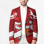 Sydney Swans Australian Football Blazer Swans Mascot Art With Indigenous Pattern Art