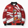 Sydney Swans Australian Football Bomber Puffer Jacket Swans Mascot Art With Indigenous Pattern Art