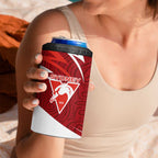 Sydney Swans Australian Football 4 in 1 Can Cooler Tumbler Swans Mascot Art With Indigenous Pattern Art
