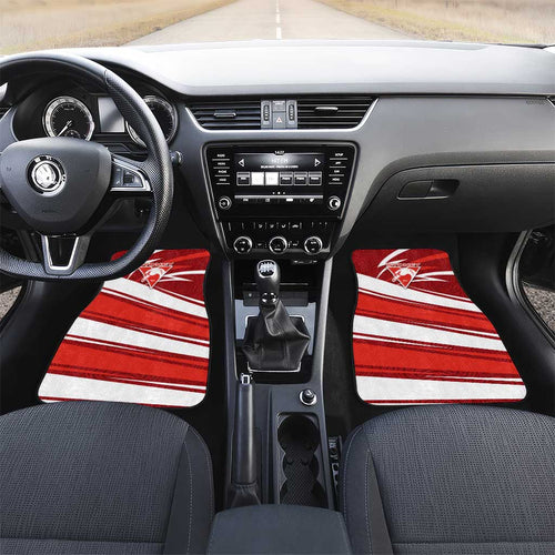 Sydney Swans Australian Football Car Mats Swans Mascot Art With Indigenous Pattern Art
