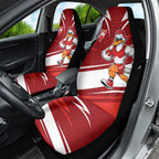 Sydney Swans Australian Football Car Seat Cover Swans Mascot Art With Indigenous Pattern Art