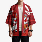 Sydney Swans Australian Football Kimono Swans Mascot Art With Indigenous Pattern Art