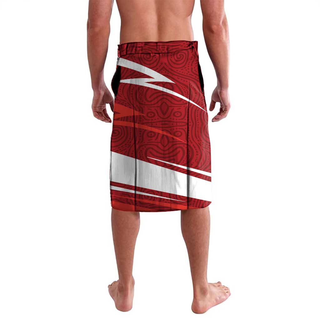 Sydney Swans Australian Football Lavalava Swans Mascot Art With Indigenous Pattern Art