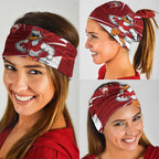 Sydney Swans Australian Football Neck Gaiter Swans Mascot Art With Indigenous Pattern Art