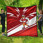Sydney Swans Australian Football Quilt Swans Mascot Art With Indigenous Pattern Art
