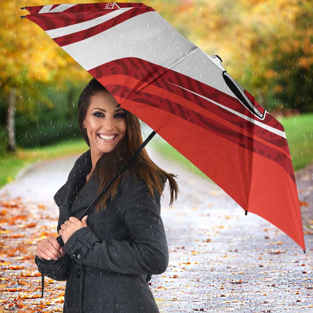Sydney Swans Australian Football Umbrella Swans Mascot Art With Indigenous Pattern Art