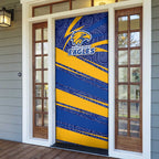 West Coast Eagles Australian Football Door Cover Fierce Eagle Mascot With Indigenous Pattern Art