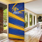 West Coast Eagles Australian Football Door Cover Fierce Eagle Mascot With Indigenous Pattern Art