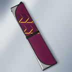 Brisbane Broncos Rugby Auto Sun Shade Fierce Mascot Geometric Tribal Art