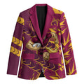 Brisbane Broncos Rugby Blazer Fierce Mascot Geometric Tribal Art