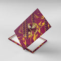 Brisbane Broncos Rugby Canvas Wall Art Fierce Mascot Geometric Tribal Art
