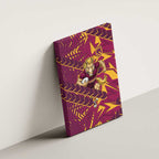 Brisbane Broncos Rugby Canvas Wall Art Fierce Mascot Geometric Tribal Art