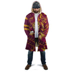 Brisbane Broncos Rugby Cloak Fierce Mascot Geometric Tribal Art