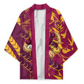 Brisbane Broncos Rugby Kimono Fierce Mascot Geometric Tribal Art