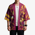 Brisbane Broncos Rugby Kimono Fierce Mascot Geometric Tribal Art