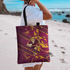 Brisbane Broncos Rugby Tote Bag Fierce Mascot Geometric Tribal Art