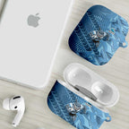 Cronulla Sutherland Sharks Rugby AirPods Case Fierce Mascot Geometric Tribal Art
