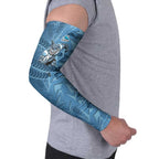 Cronulla Sutherland Sharks Rugby Arm Sleeves Fierce Mascot Geometric Tribal Art