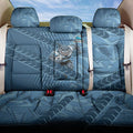 Cronulla Sutherland Sharks Rugby Back Car Seat Cover Fierce Mascot Geometric Tribal Art