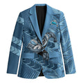 Cronulla Sutherland Sharks Rugby Blazer Fierce Mascot Geometric Tribal Art