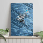 Cronulla Sutherland Sharks Rugby Canvas Wall Art Fierce Mascot Geometric Tribal Art