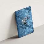 Cronulla Sutherland Sharks Rugby Canvas Wall Art Fierce Mascot Geometric Tribal Art