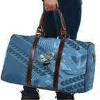 Cronulla Sutherland Sharks Rugby Travel Bag Fierce Mascot Geometric Tribal Art