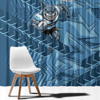Cronulla Sutherland Sharks Rugby Window Curtain Fierce Mascot Geometric Tribal Art