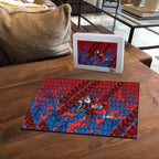 Newcastle Knights Rugby Puzzle Fierce Mascot Geometric Tribal Art