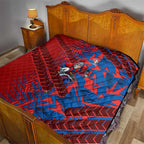 Newcastle Knights Rugby Quilt Fierce Mascot Geometric Tribal Art